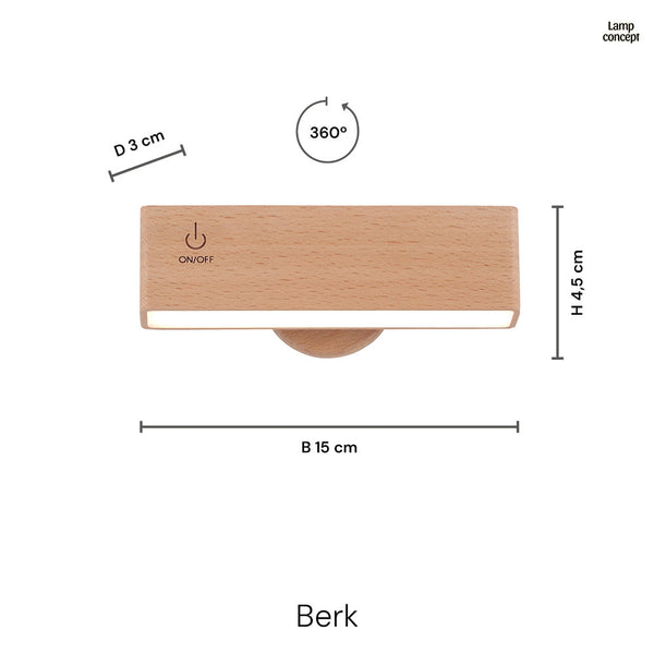 Berk Draadloze Wandlamp Licht