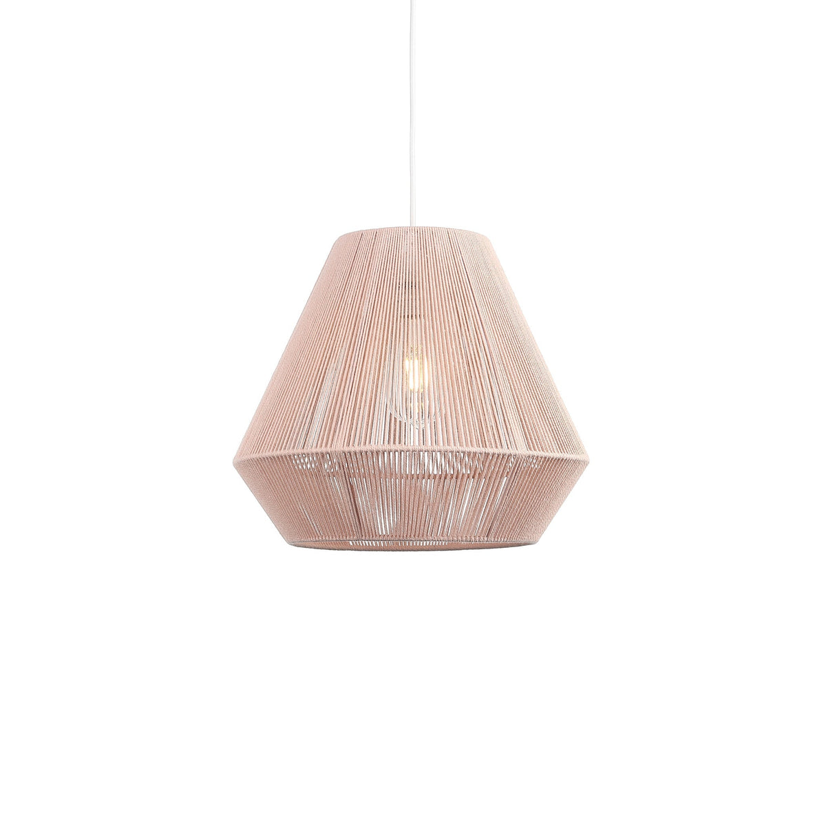 Cadiz Taklampa Ø32 Dammig Rosa-Lampconcept.se