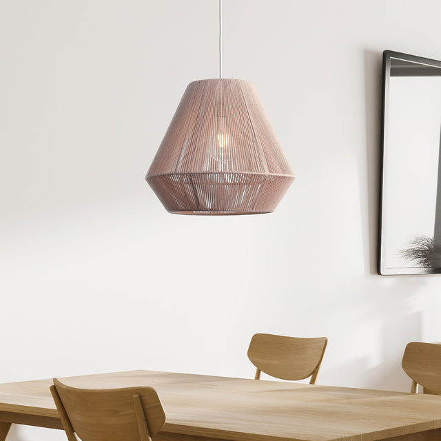 Cadiz Taklampa Ø32 Dammig Rosa-Lampconcept.se
