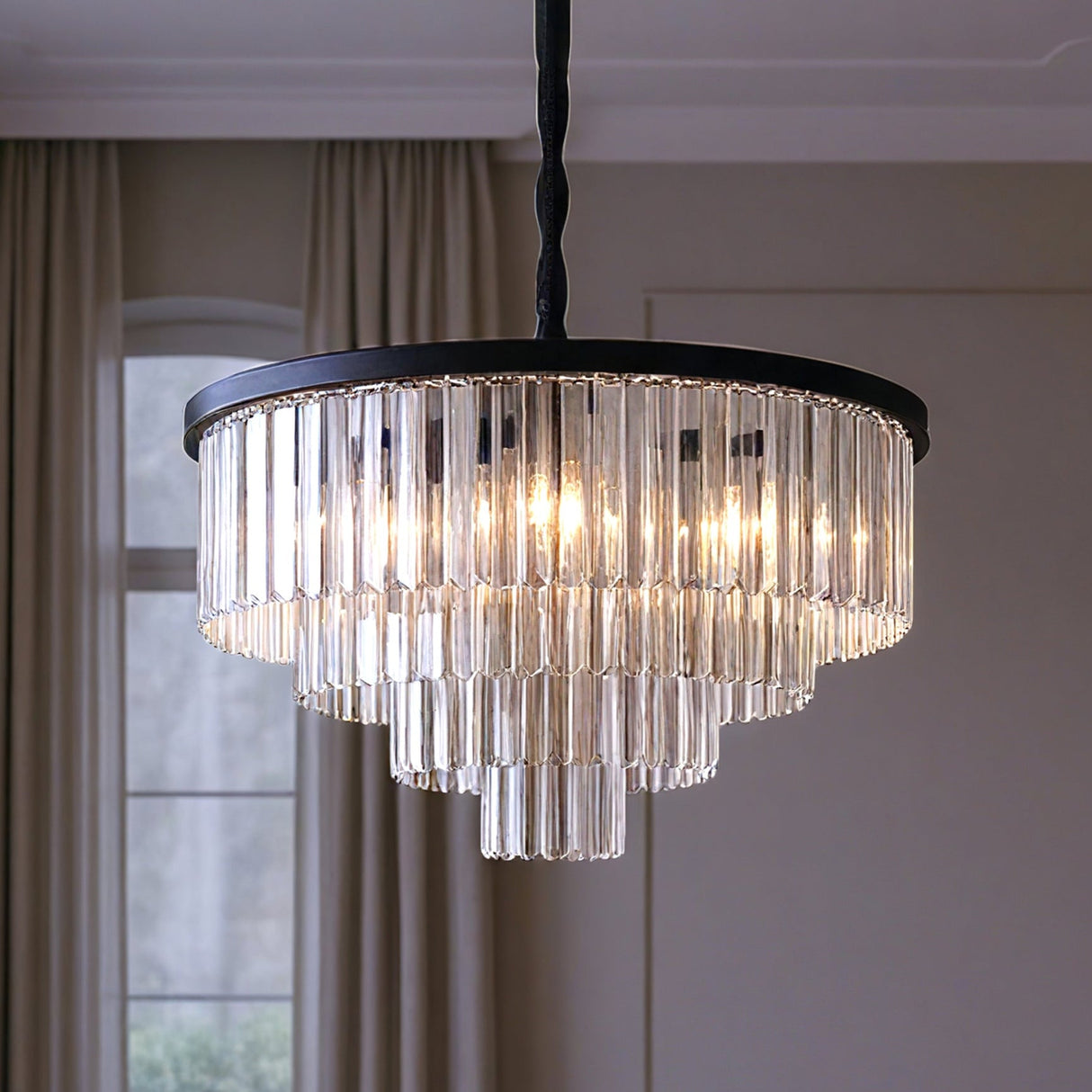 Santorini Kroonluchter Ø60 Smoke