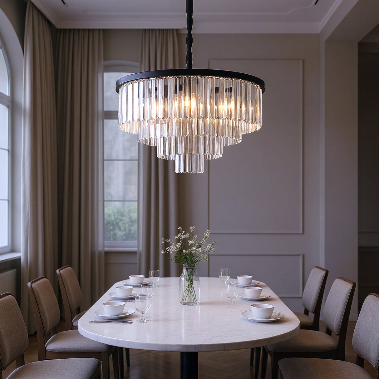 Santorini Kroonluchter Ø60 Smoke