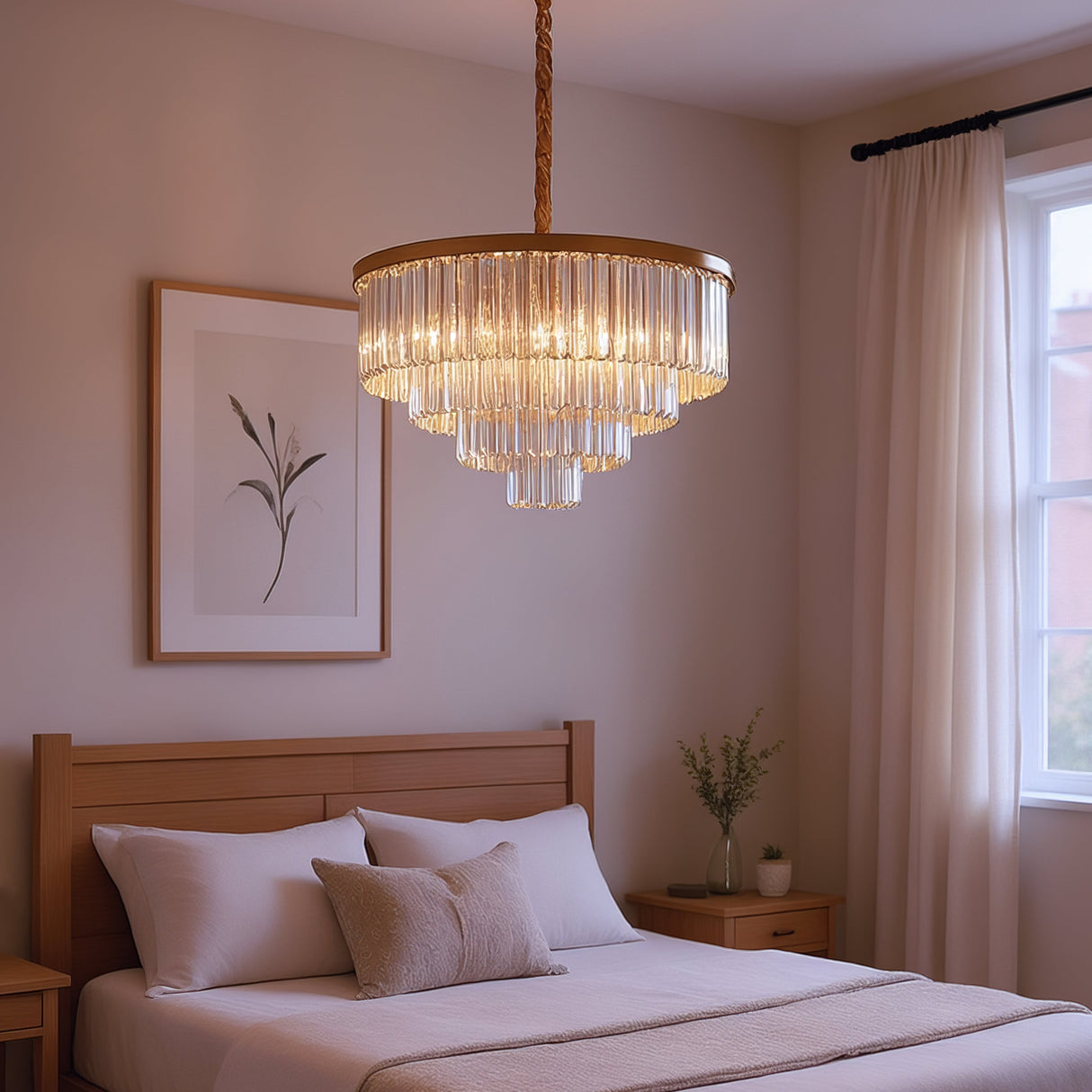 Santorini Kroonluchter Ø60 Amber