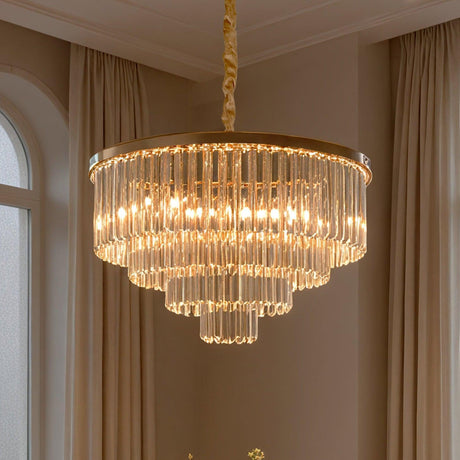 Santorini Lysekrone Ø40 Amber-Nordic Seasons-OutletLamper.dk