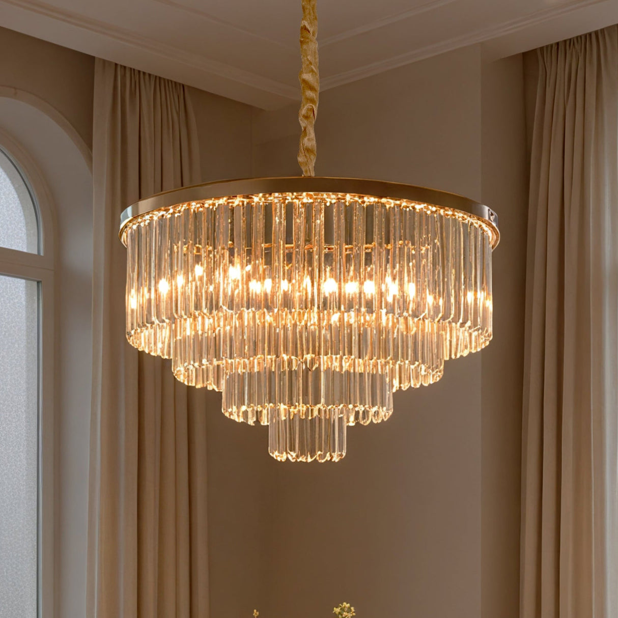 Santorini Kroonluchter Ø60 Amber