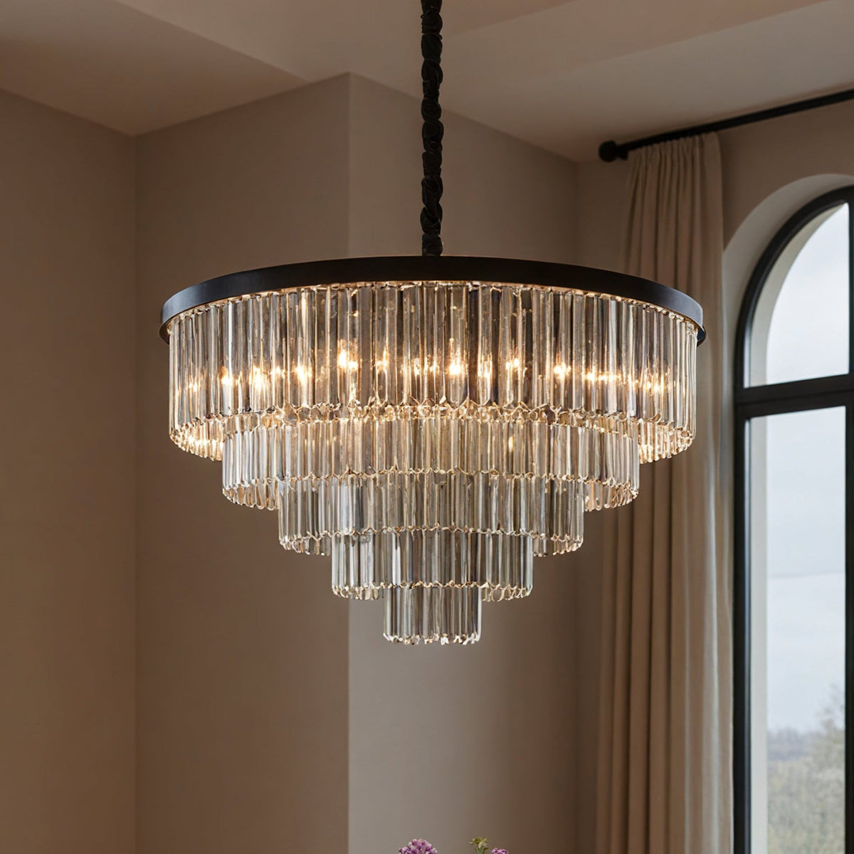 Santorini Kroonluchter Ø80 Smoke