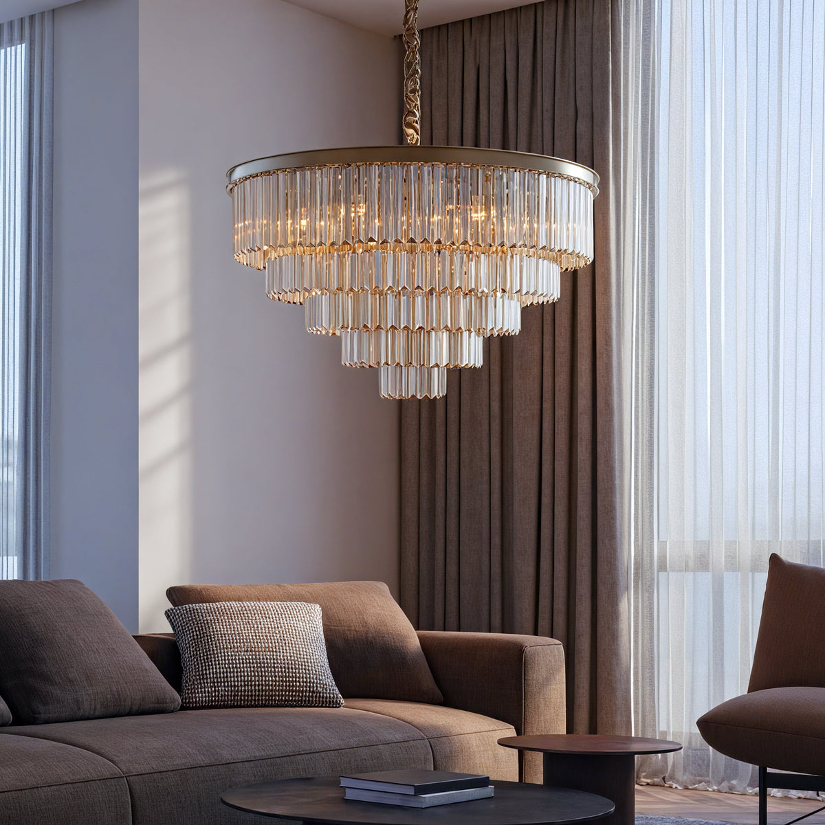 Santorini Kroonluchter Ø80 Helder