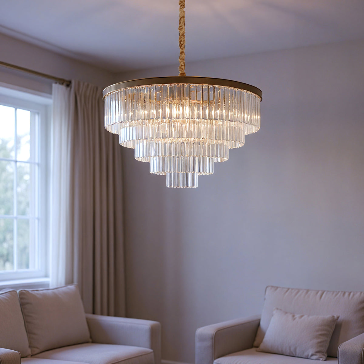 Santorini Kroonluchter Ø80 Helder