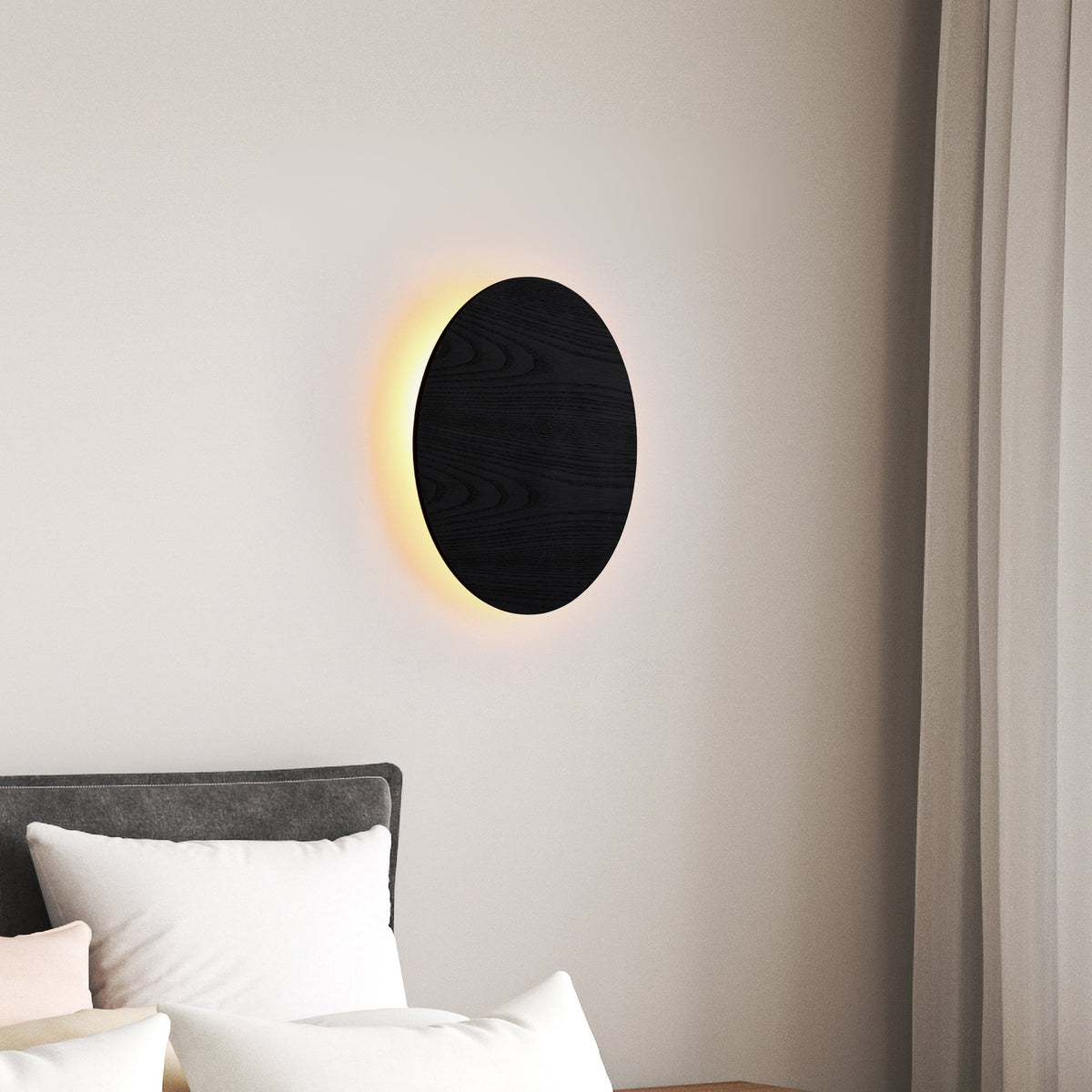 Lori Wandlamp Ø40 Holder Hout