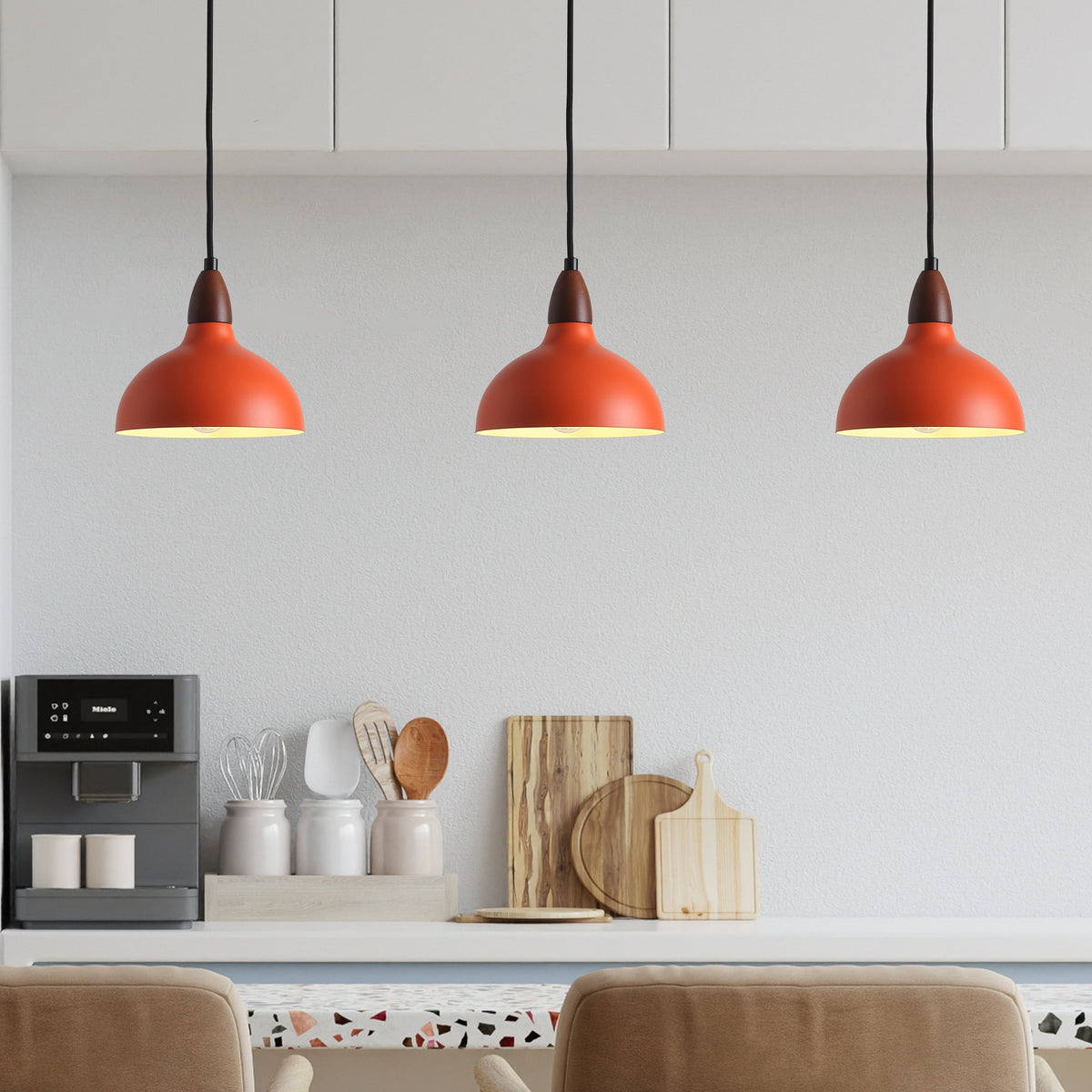 Oak Taklampa Ø19 Orange