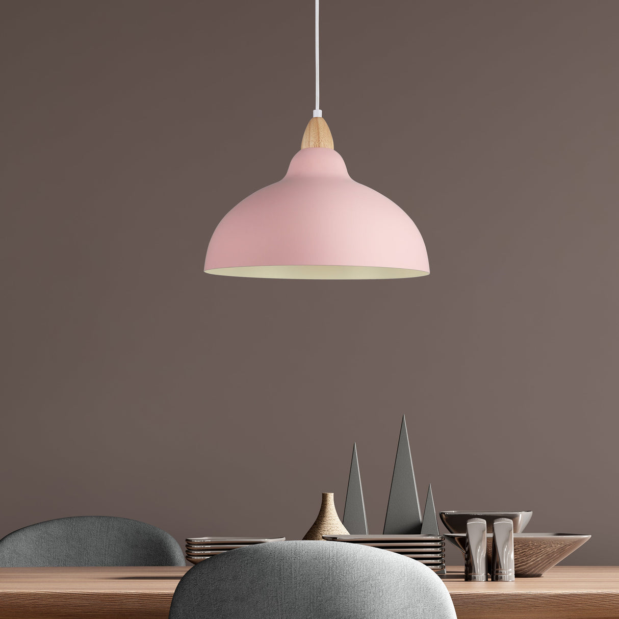 Oak Hanglamp Ø35 Flamingo Pink