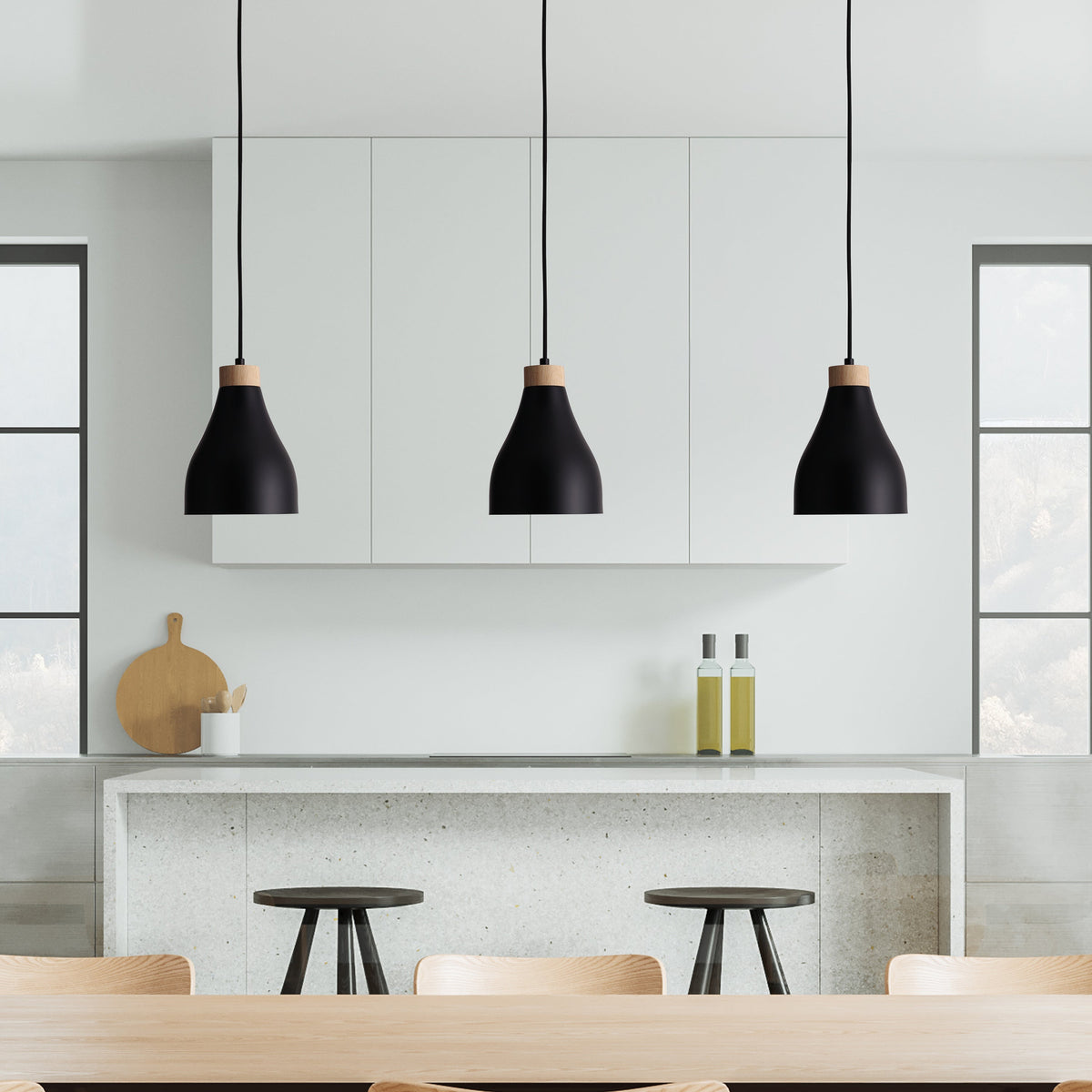 Ash Hanglamp Ø16 Zwart