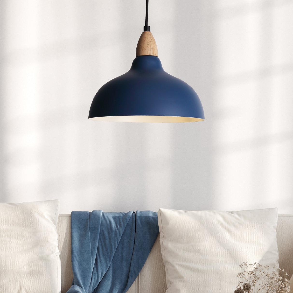 Oak Hanglamp Ø24 Blauw