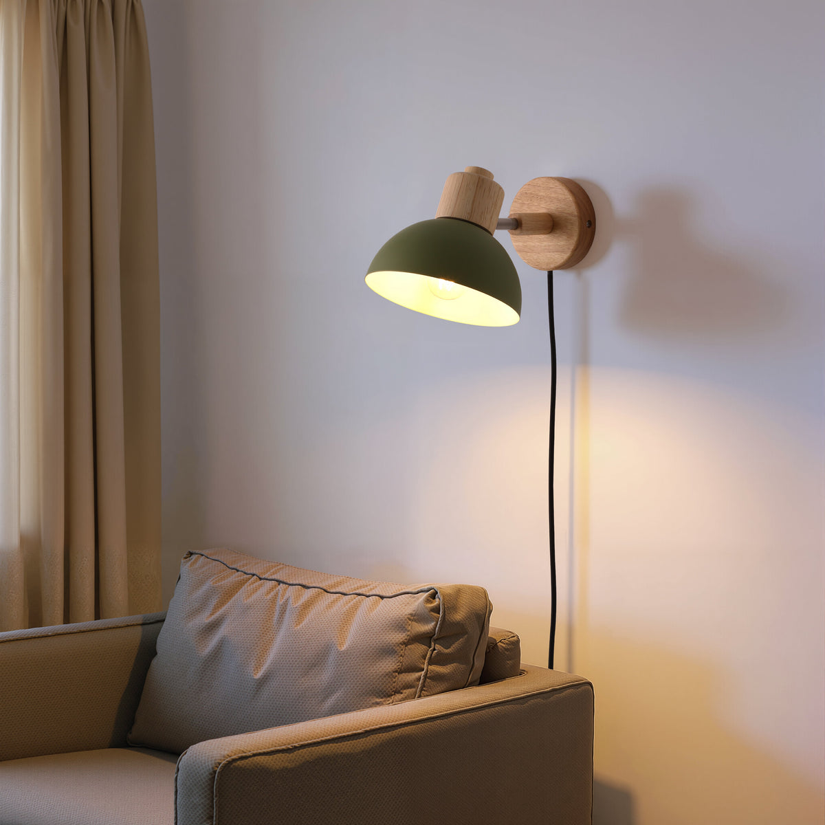 Boom Wandlamp Groen