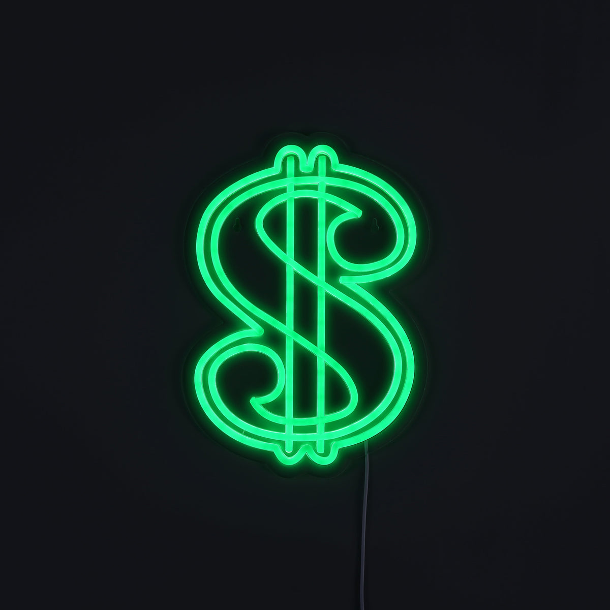 Dollar Sign Neon Vägglampa-Lampconcept.se