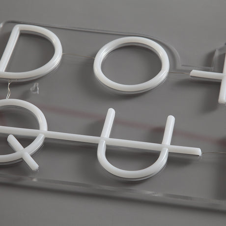 Don't Quit Neon Vägglampa Blå-Lampconcept.se