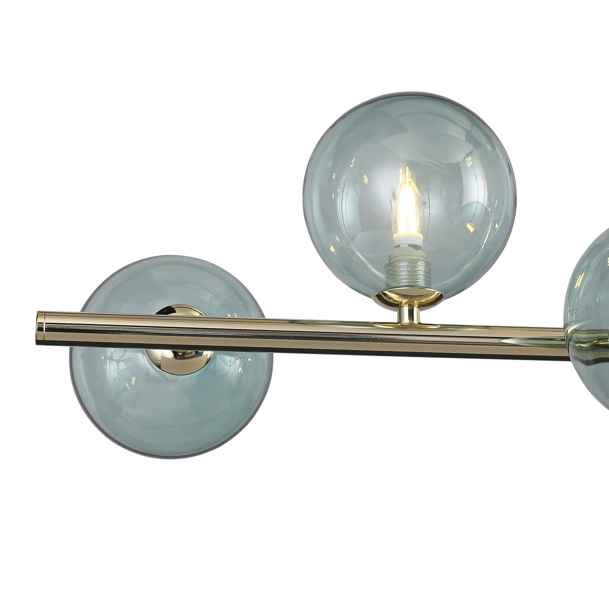 Bubbles Lange Hanglamp 90cm Groen