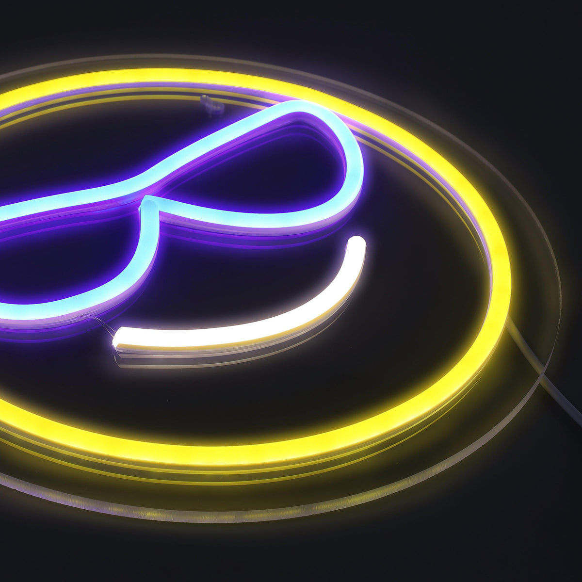 Emoji Cool Neon Vägglampa-Lampconcept.se