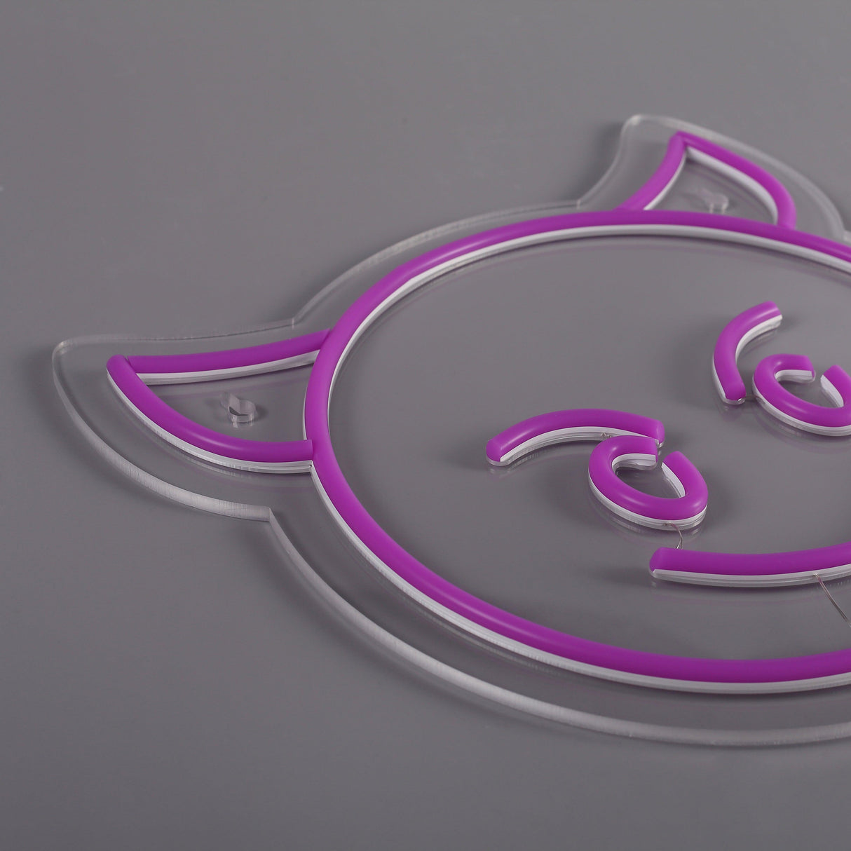 Emoji Devil Neon Vägglampa-Lampconcept.se