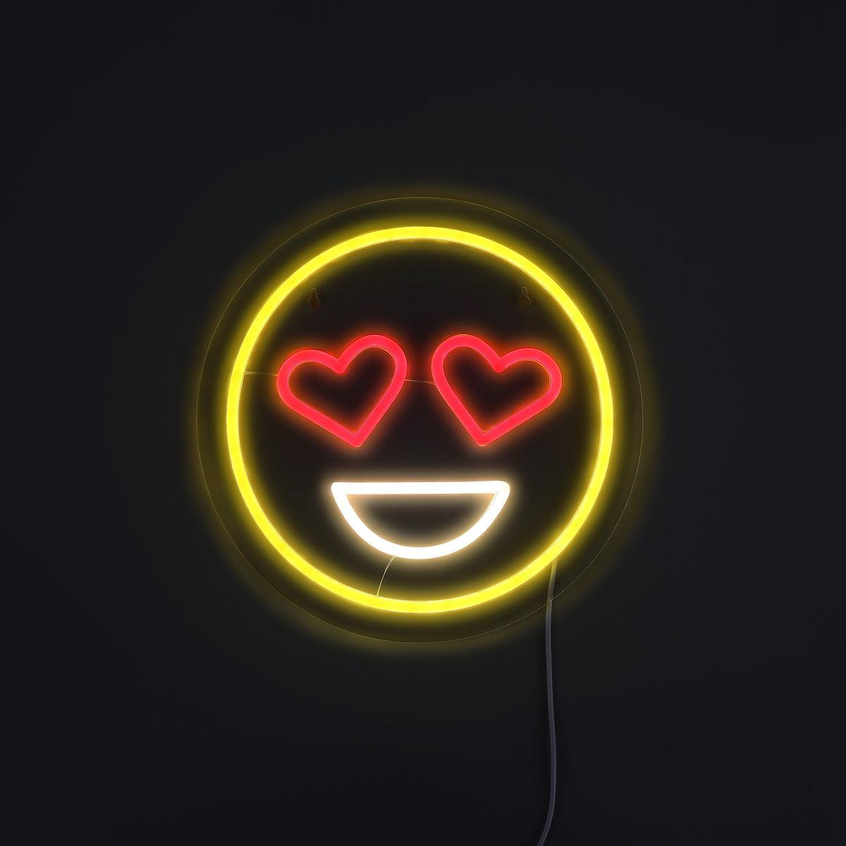 Emoji Love Neon Vägglampa-Lampconcept.se