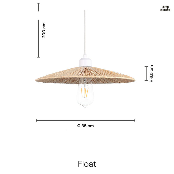 Float Raffia Hanglamp Ø35