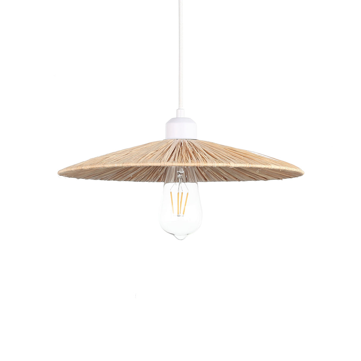 Float Raffia Taklampa Ø35-Lampconcept.se