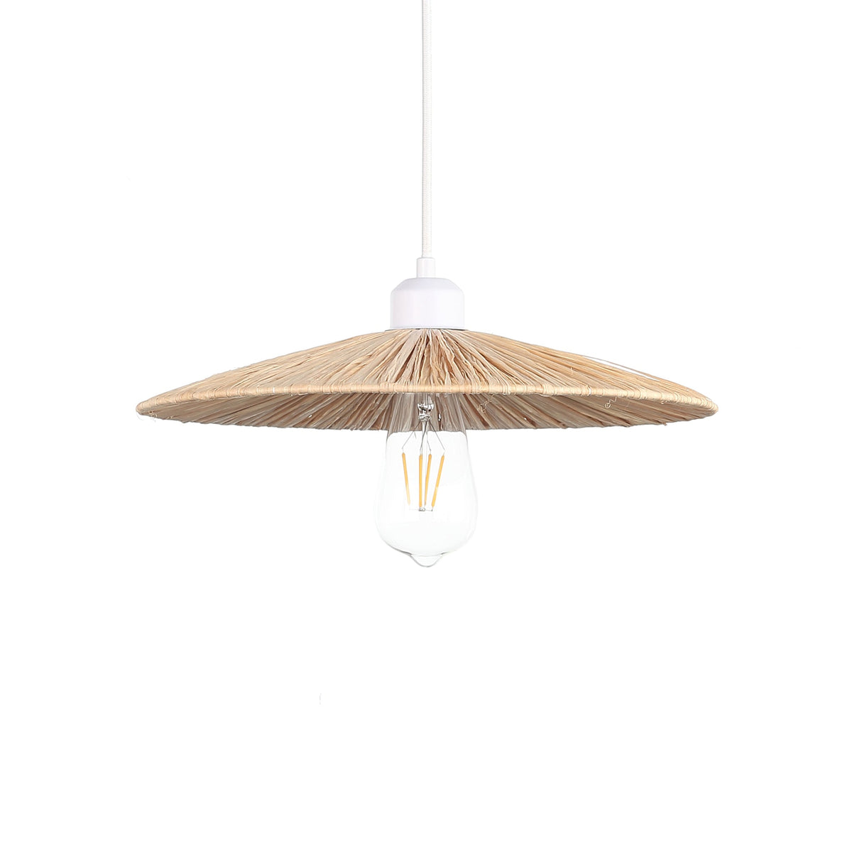 Float Raffia Taklampa Ø35-Lampconcept.se