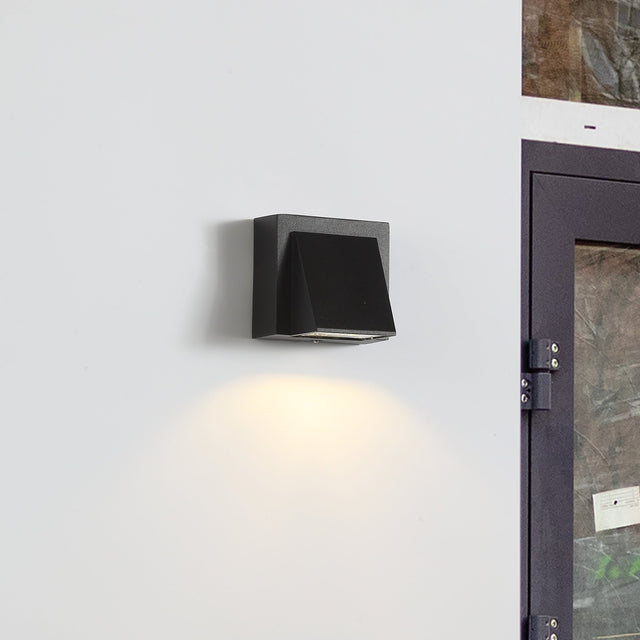 Focus 3W IP65 Vägglampa Utomhus Svart-Lampconcept.se