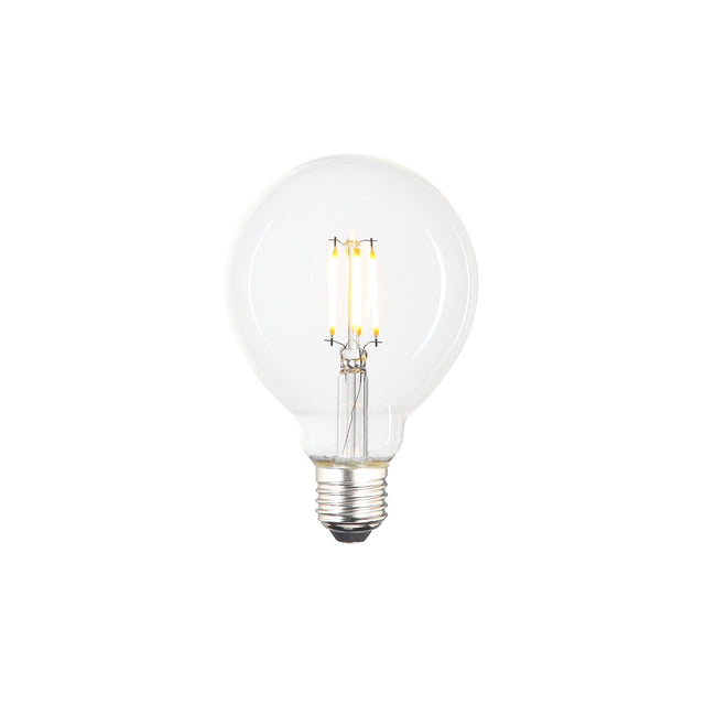 LED E27 4W G95 Dimbar Klar-Lampconcept.se