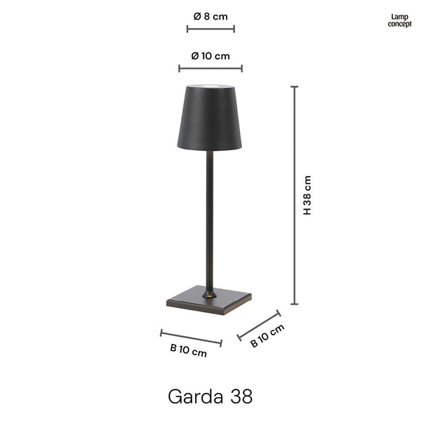 Garda 38cm Draadloze IP54 Messing