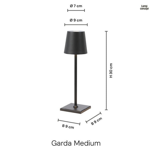 Garda Medium 30cm Draadloze Koper
