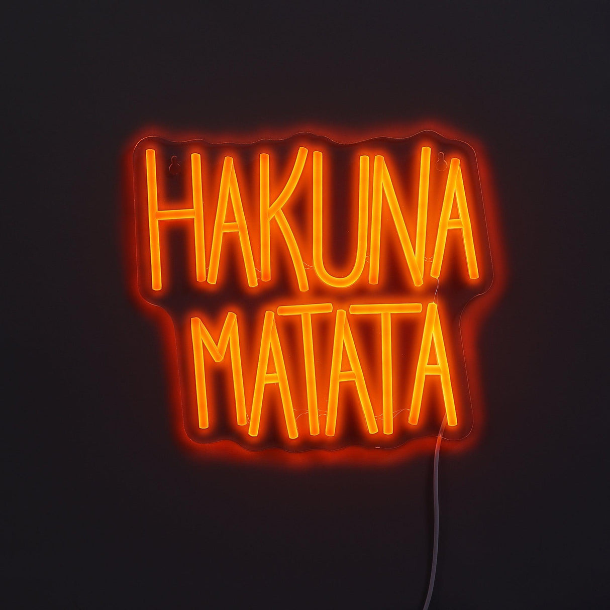 Hakuna Matata Neon Vägglampa-Lampconcept.se