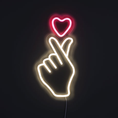 Heart Sign Neon Væglampe