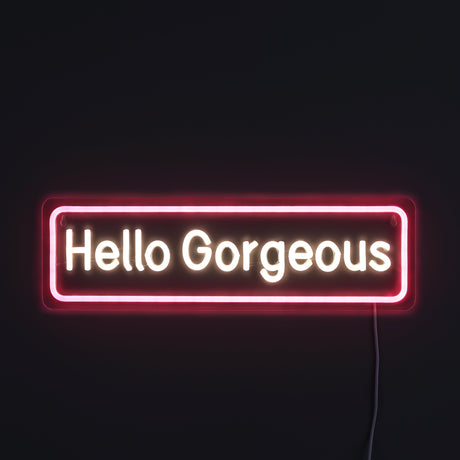 Hello Georgeous Neon Vägglampa-Lampconcept.se
