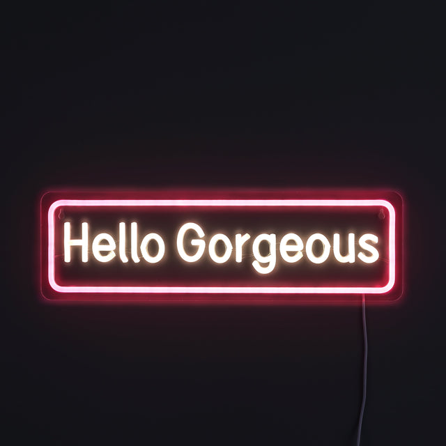 Hello Georgeous Neon Vägglampa-Lampconcept.se