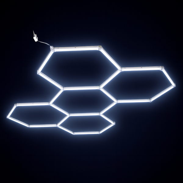 Hexagon Garage LED 5-Set 6500K