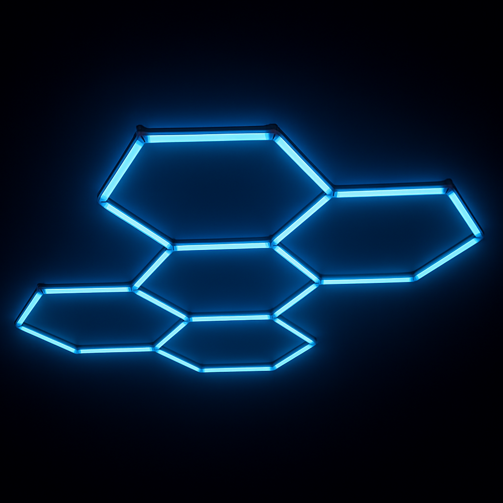Hexagon Garage LED 5-Set 6500K RGB