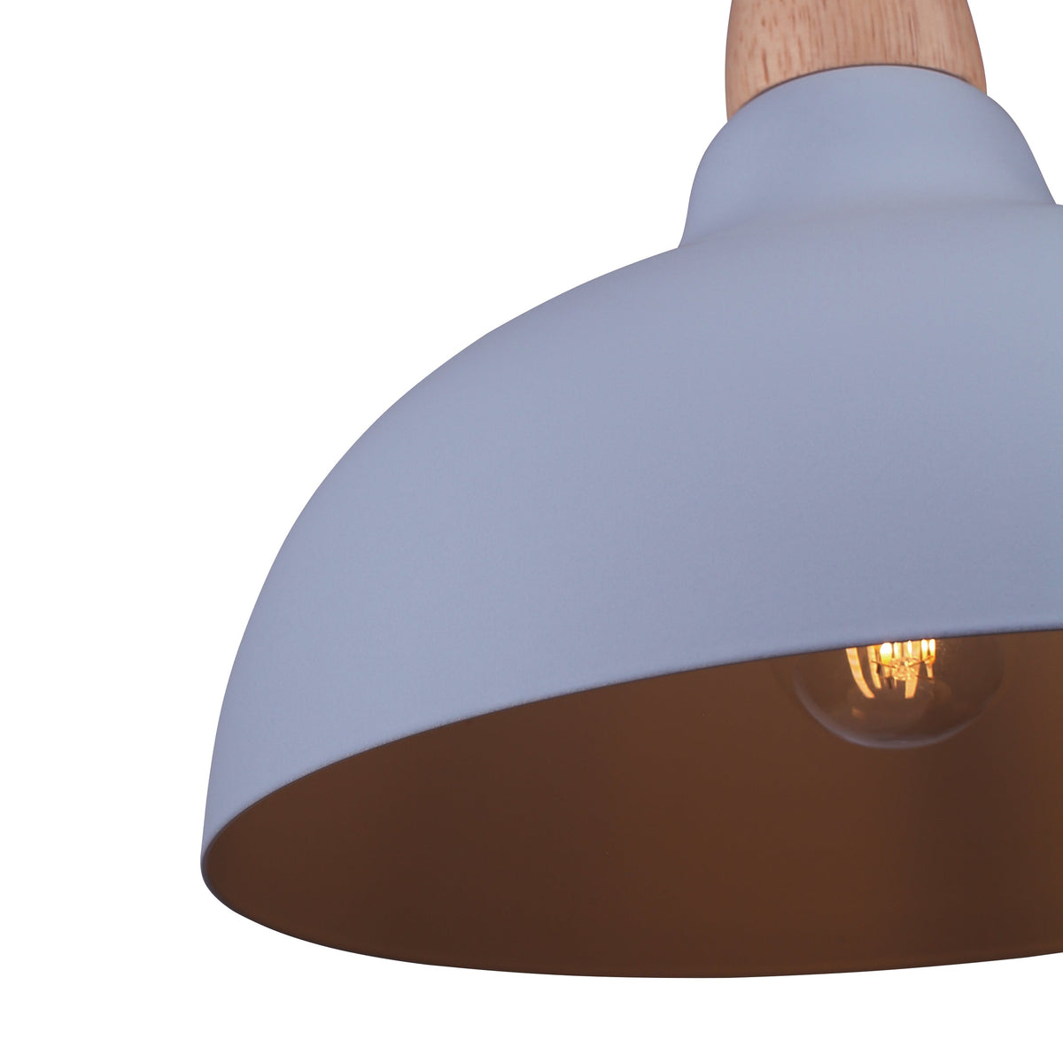 Oak Hanglamp Ø24 Lichtblauw