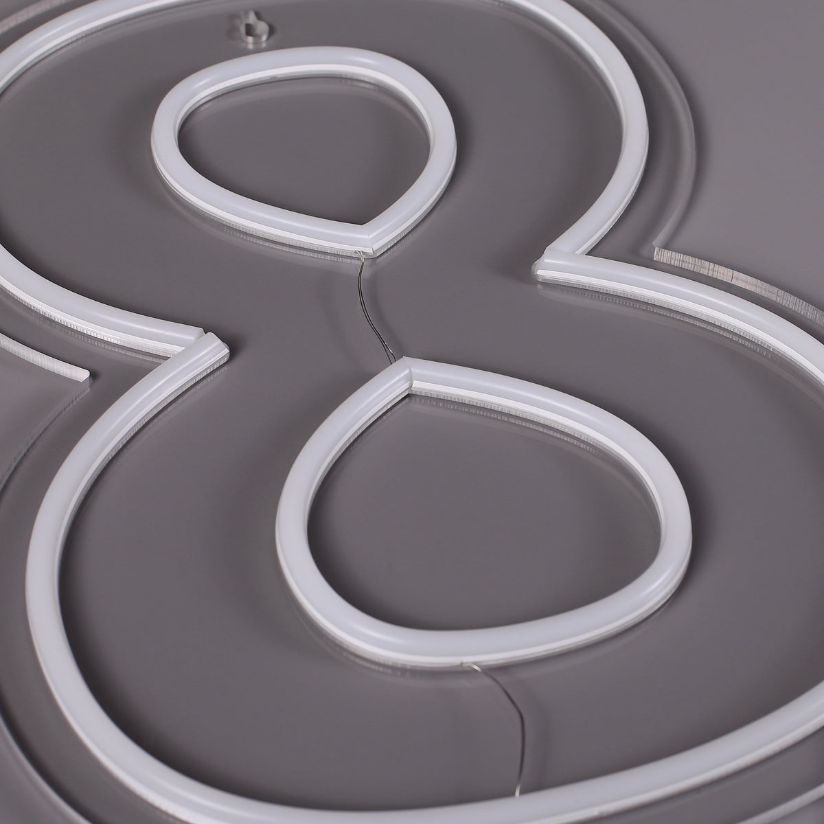 Cijfer 8 Neon Wandlamp