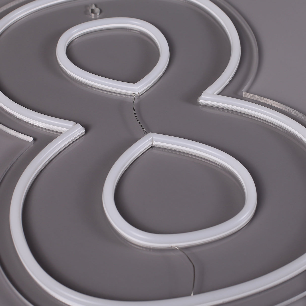 Cijfer 8 Neon Wandlamp