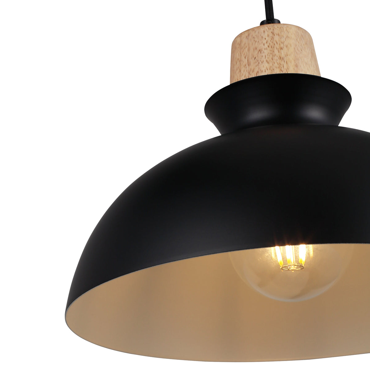 Tray Hanglamp Ø28 Zwart