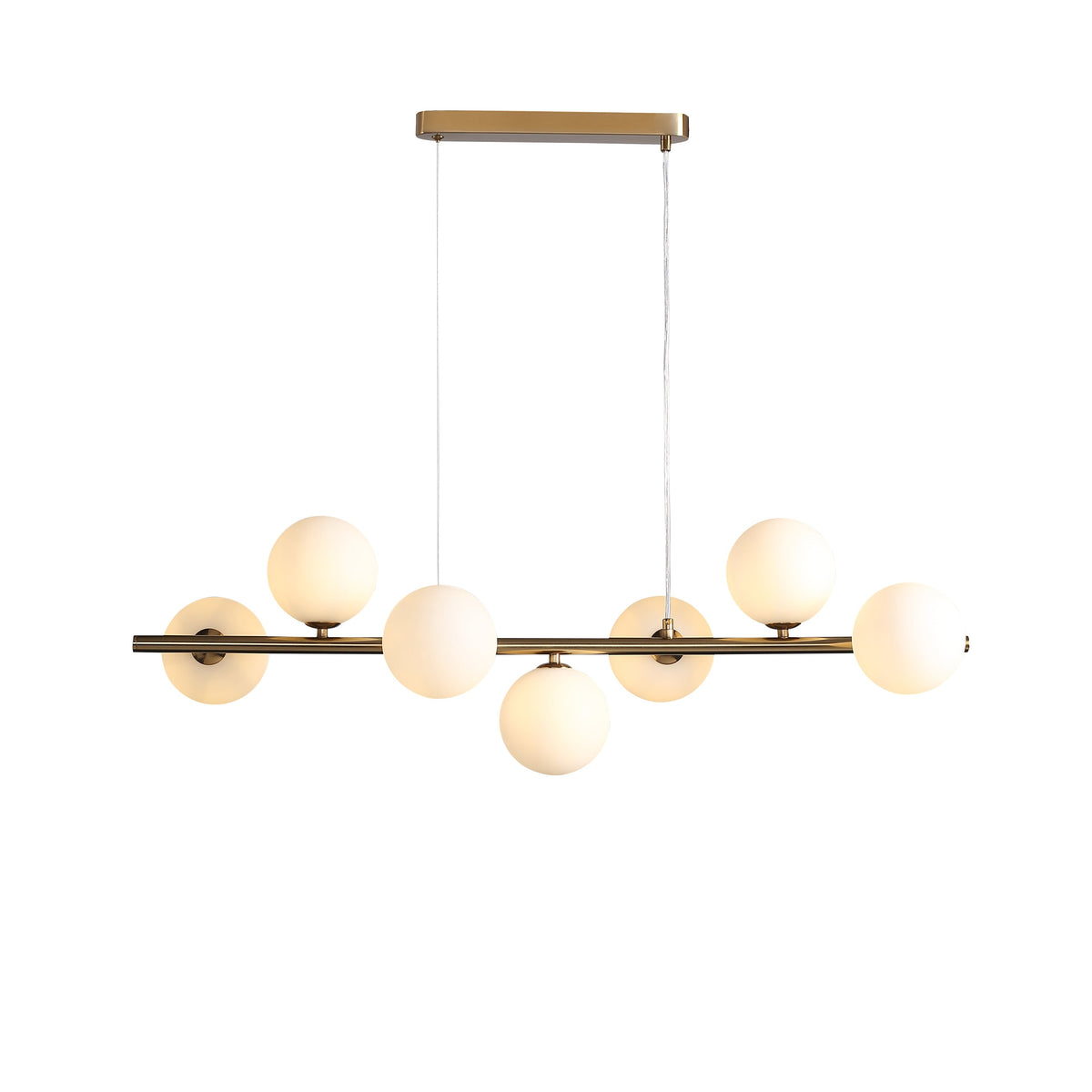 Bubbles Lange Hanglamp 90cm Opal