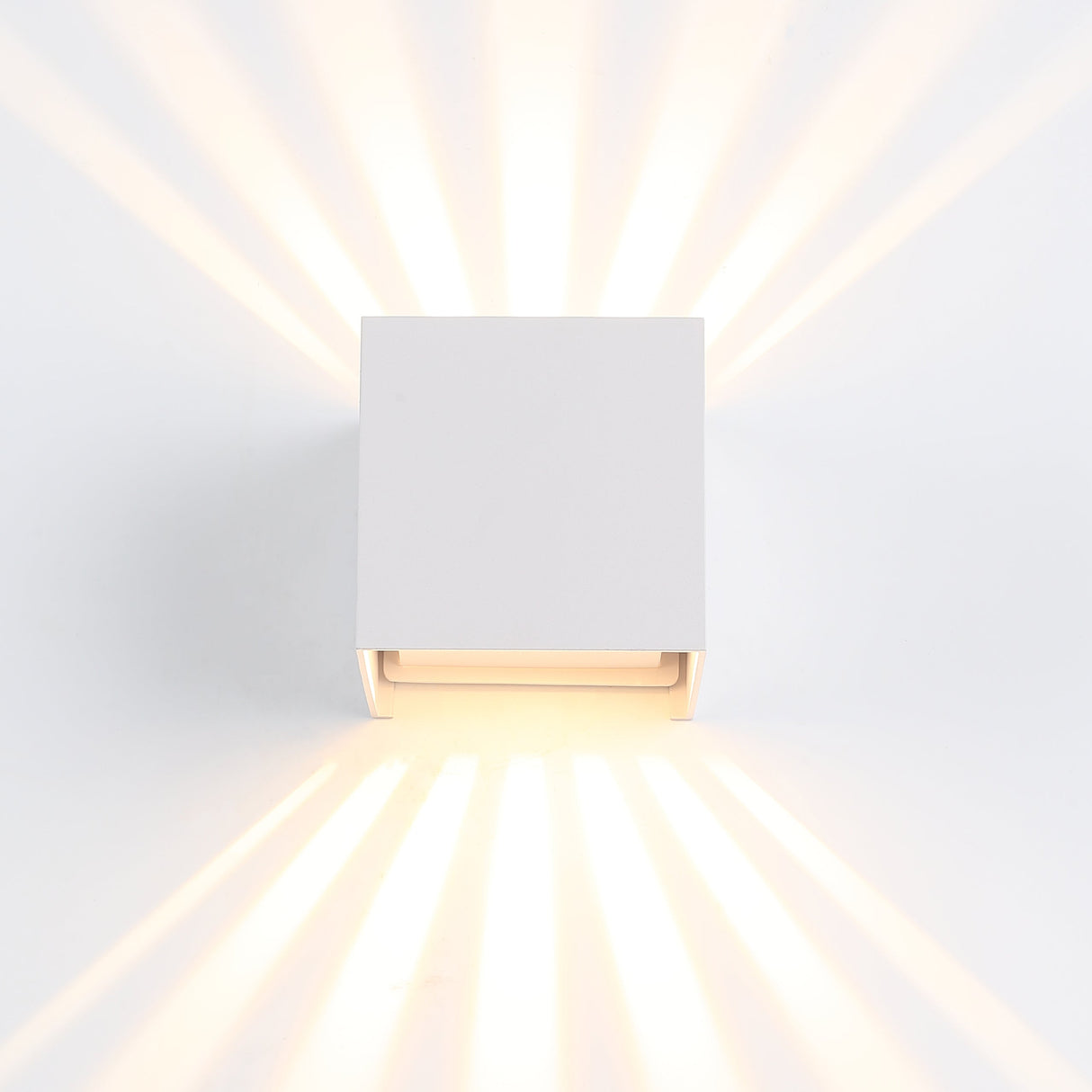 Sunset IP54 6W Buiten Wandlamp Wit