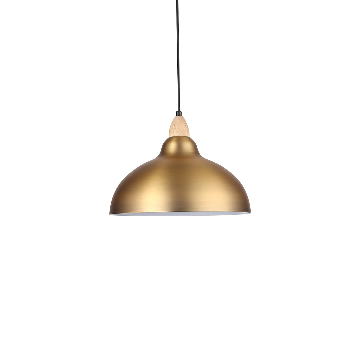 Oak Hanglamp Ø35 Geborsteld Messing