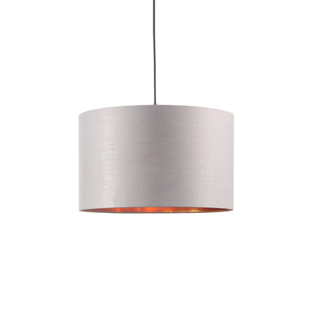 Drum Hanglamp Ø40 Grijs/Messing