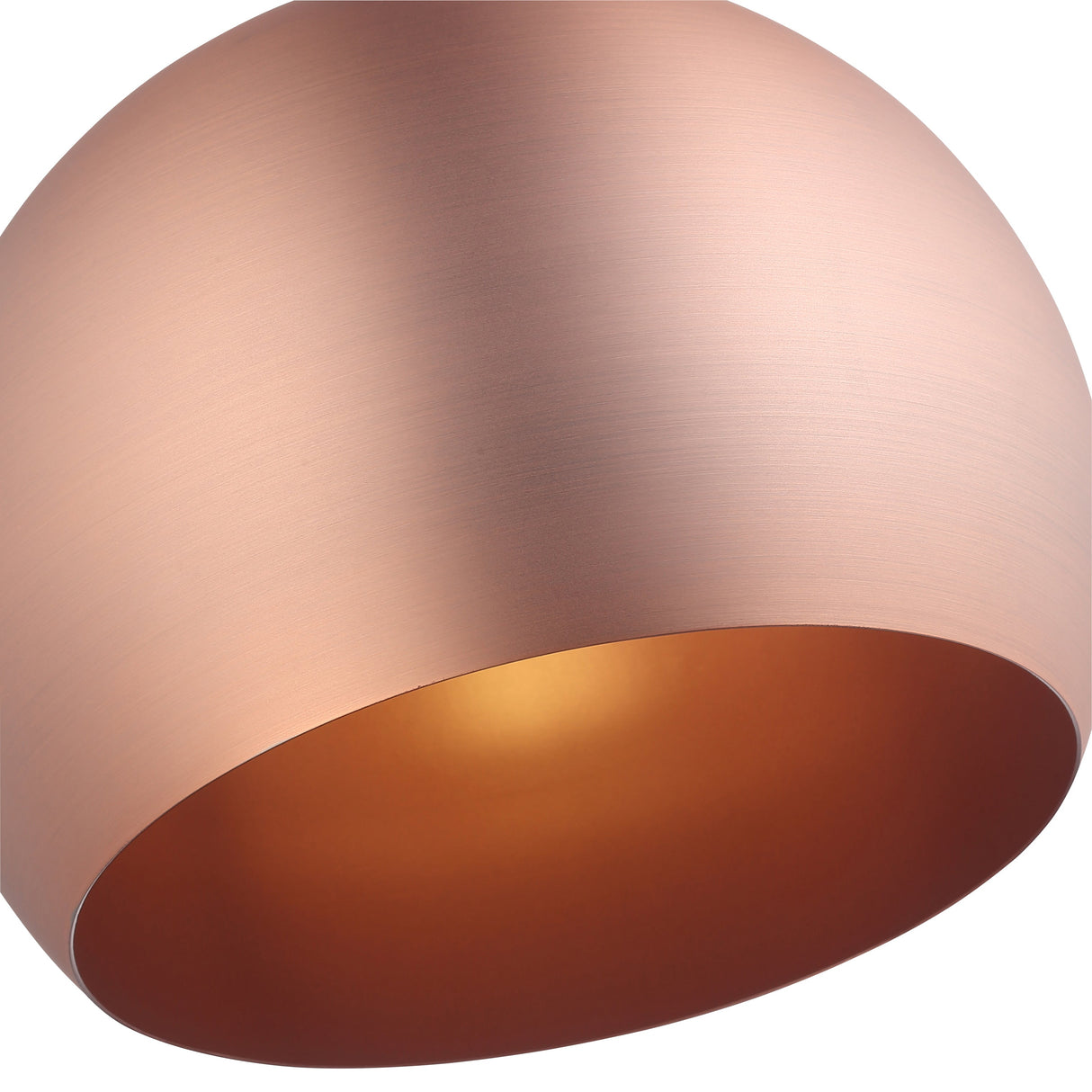 Mellow Taklampa Ø25 Borstad Koppar-Lampconcept.se