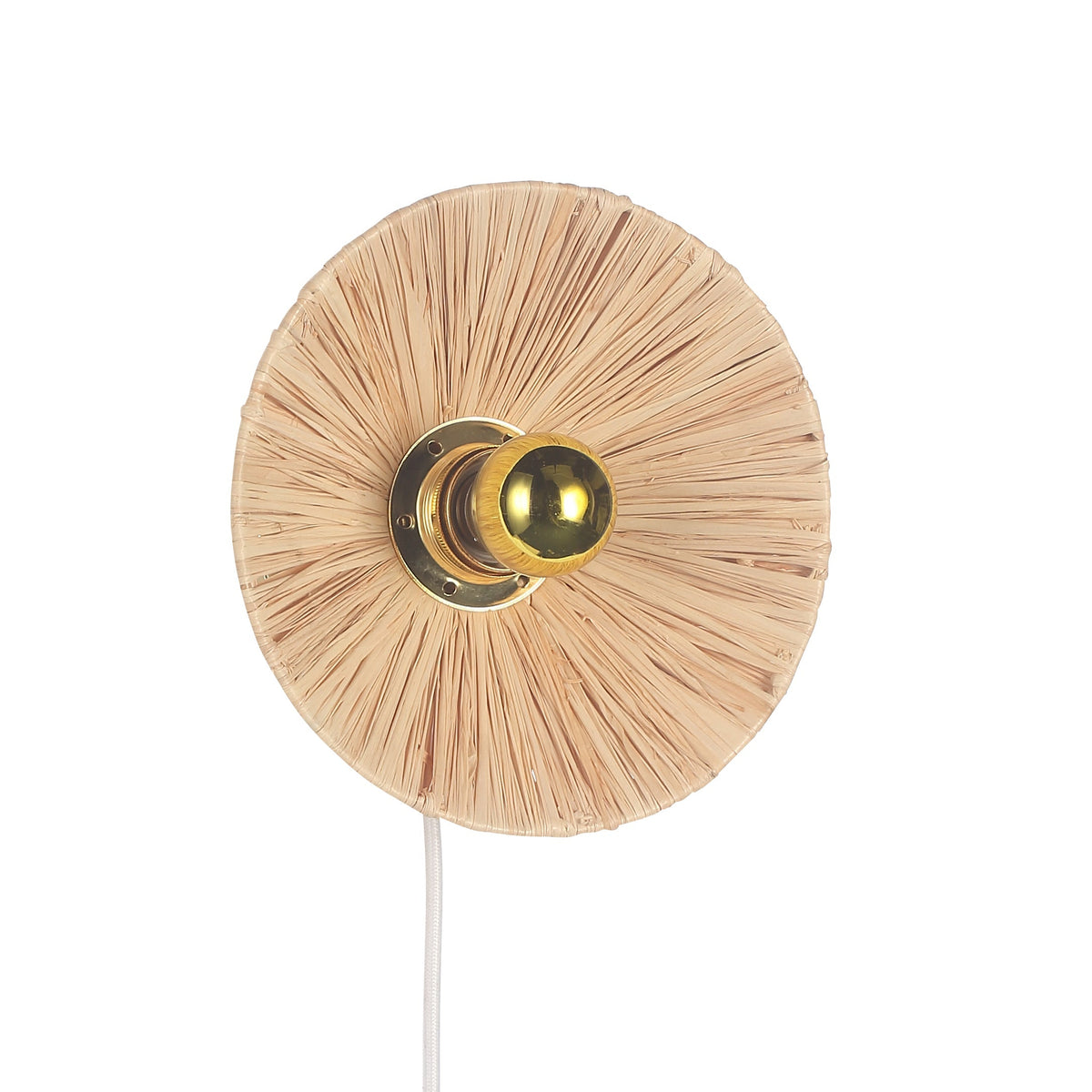 Flare Raffia Vägglampa Ø20-Lampconcept.se