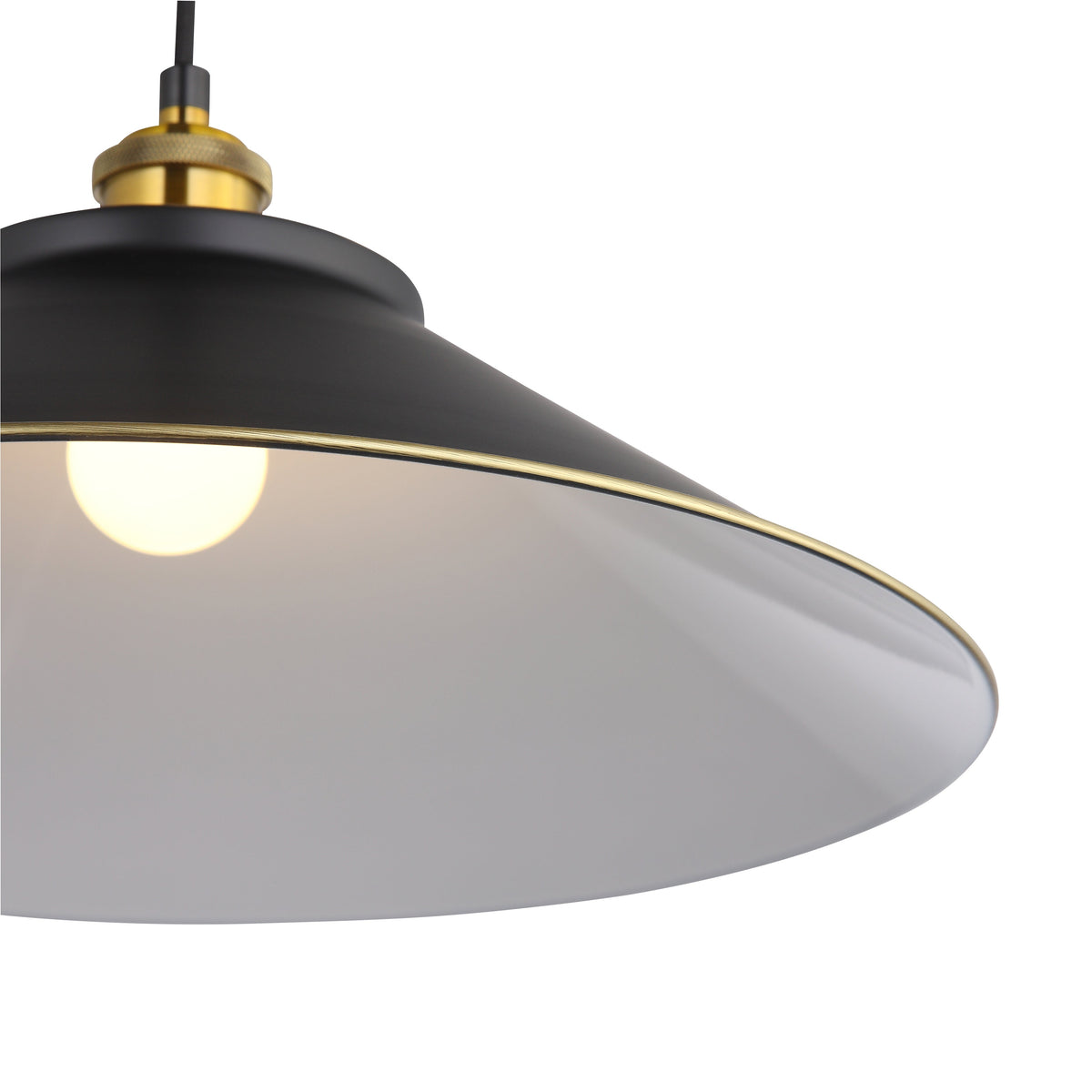 Coffee Taklampa Ø40 Svart/Mässing-Lampconcept.se