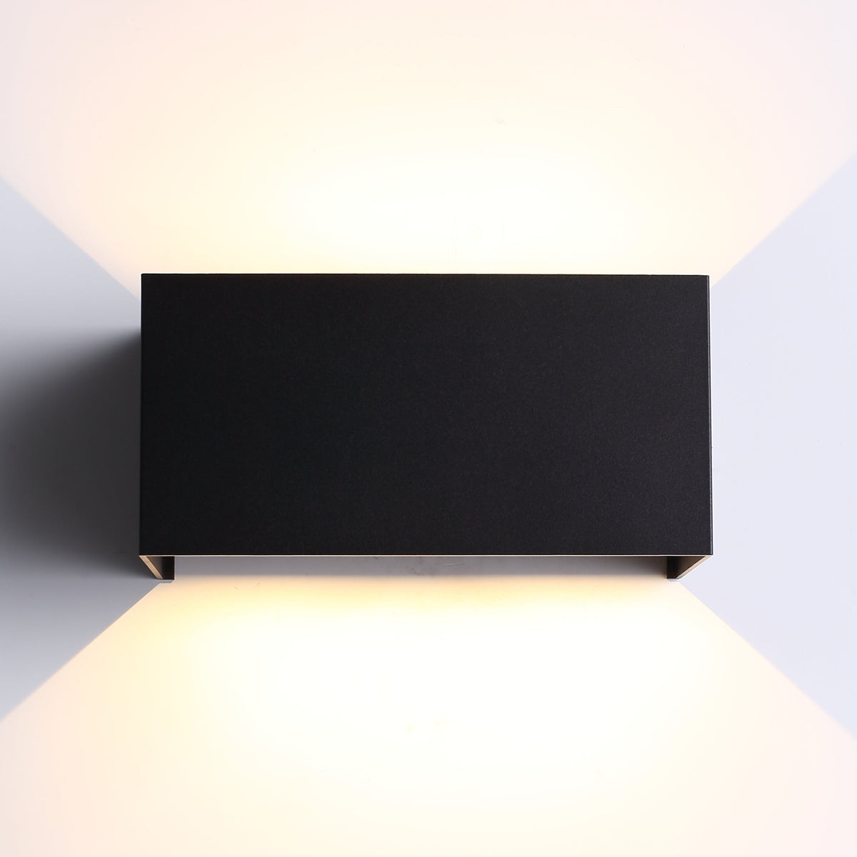 Wide IP54  12W Buiten Wandlamp Zwart