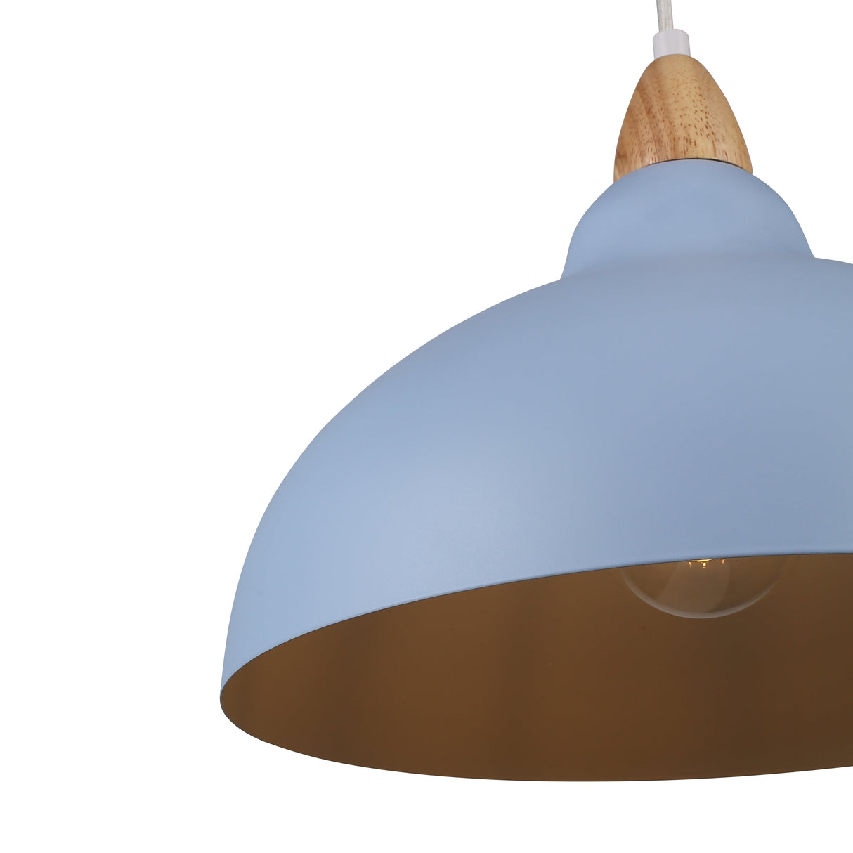 Oak Hanglamp Ø35 Lichtblauw