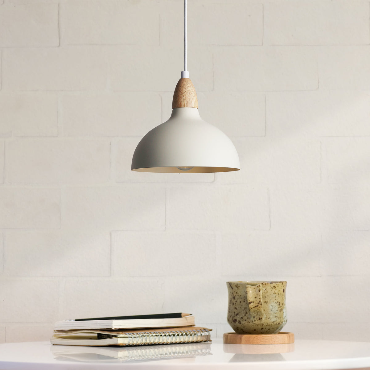 Oak Hanglamp Ø19 Nude